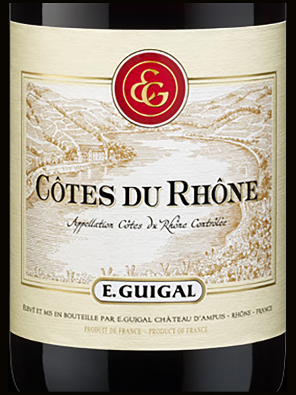 E.Guigal; red, 