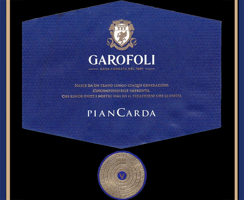 Garofoli, Marche; red, 