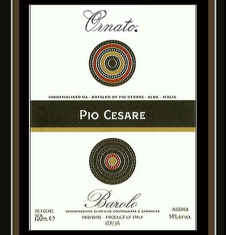 Pio Cesare; red, 