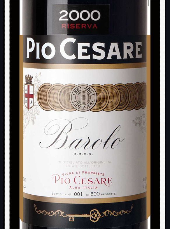 Pio Cesare; red, 