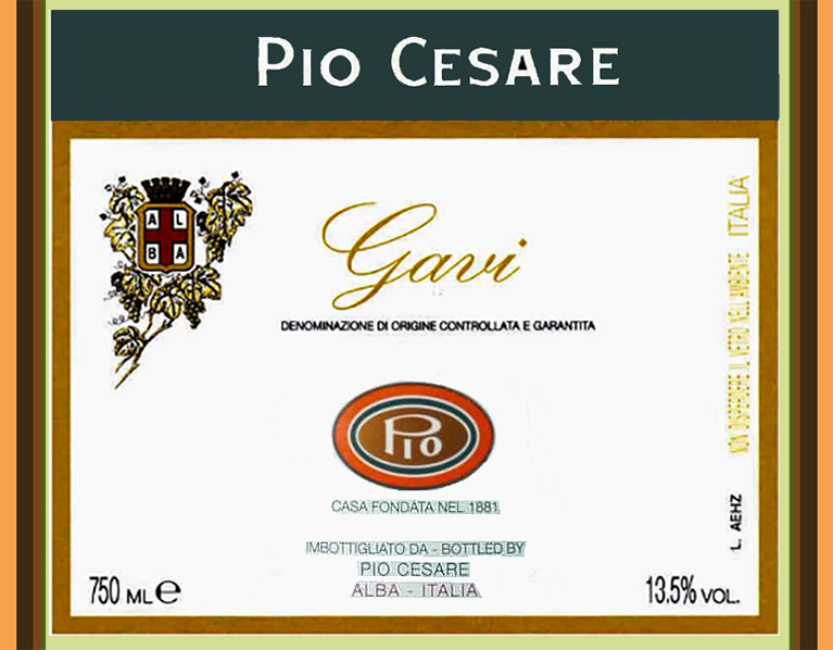 Pio Cesare; white, 