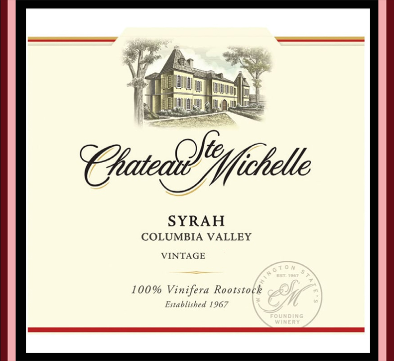Chateau Ste. Michelle; red, 