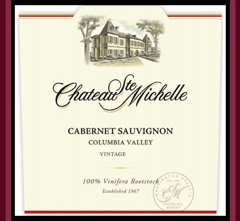 Chateau Ste. Michelle; red, 