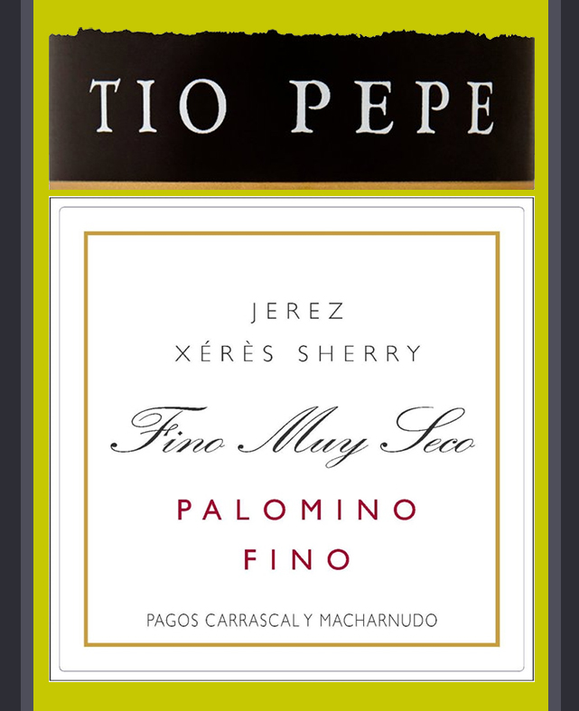 Tio Pepe; white, port wine, 