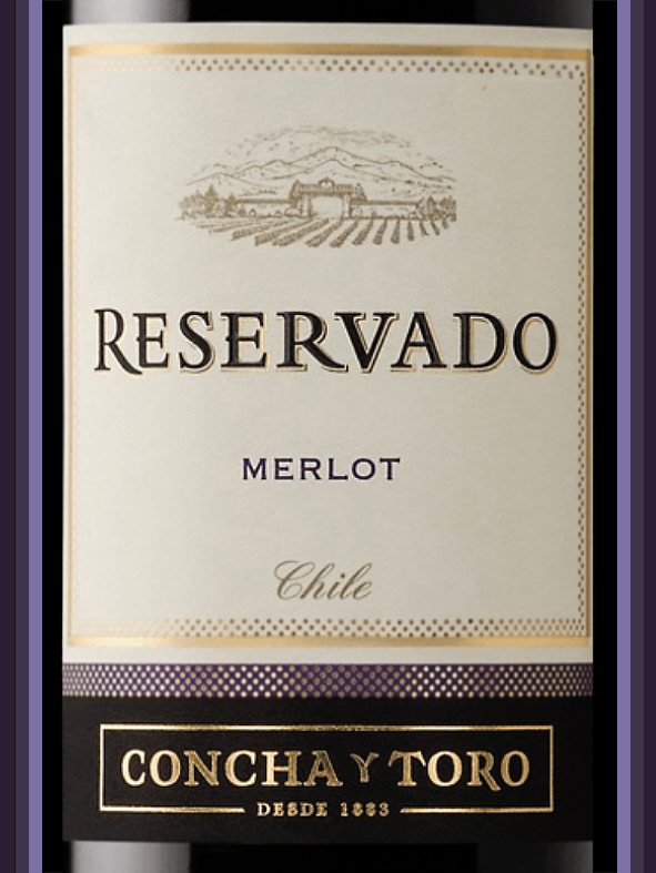 Concha Y Toro; red, 