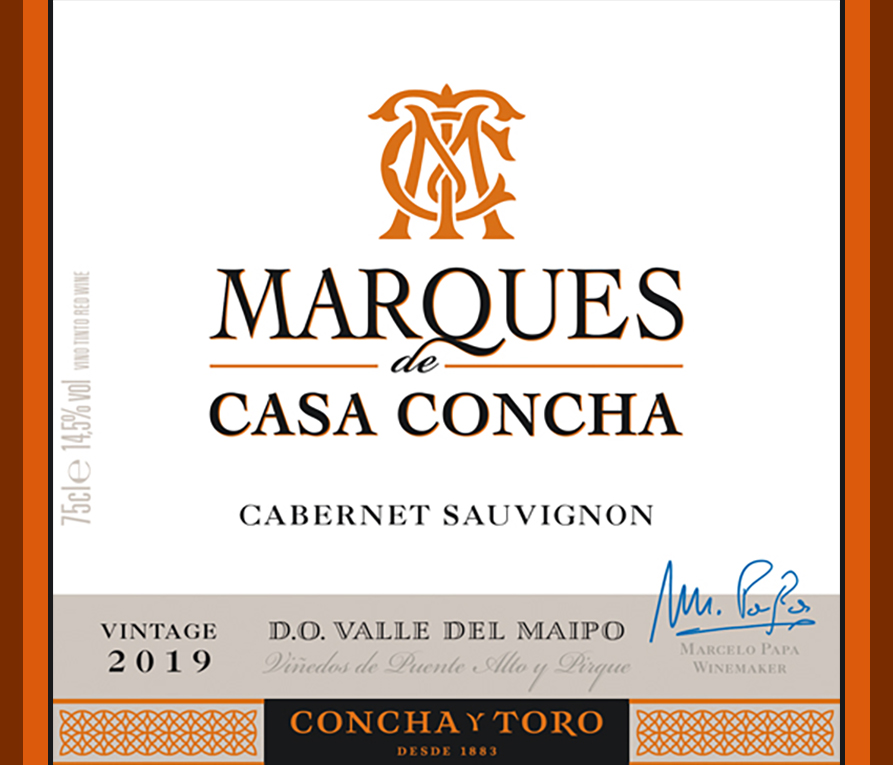 Concha Y Toro; red, 
