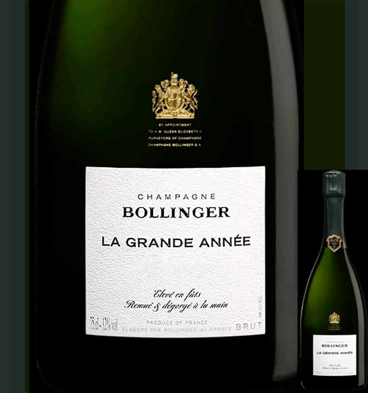 Champagne Bollinger; sparkling, 
