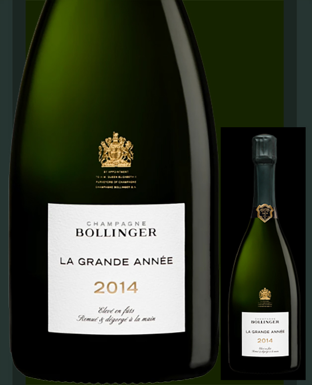 Champagne Bollinger; sparkling, 