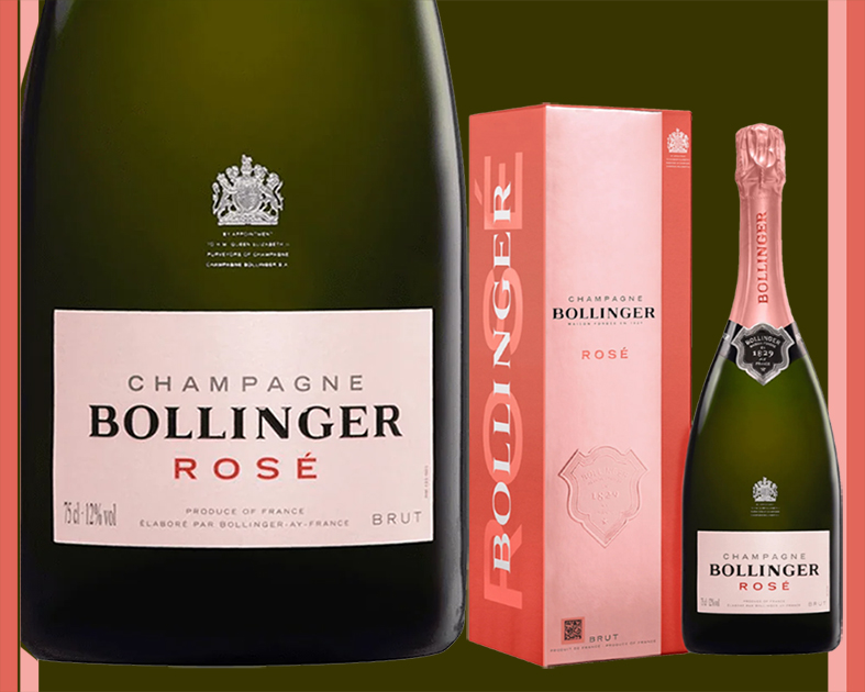 Champagne Bollinger; sparkling, rose, 