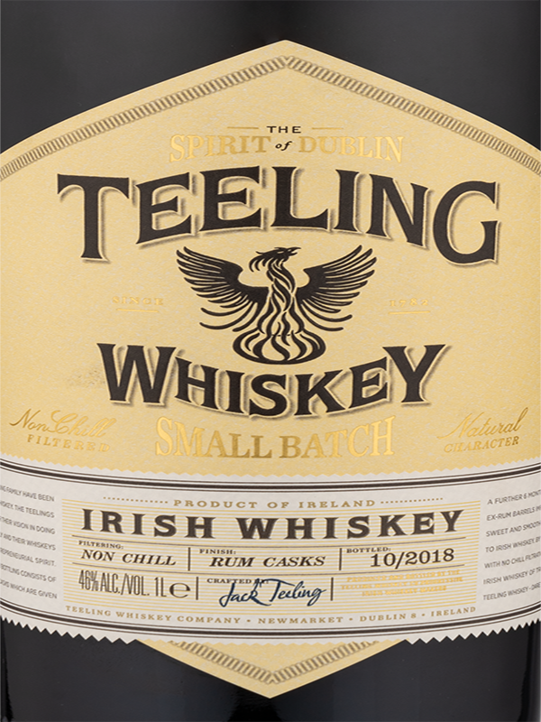 Teeling; Small Batch, Whisky.