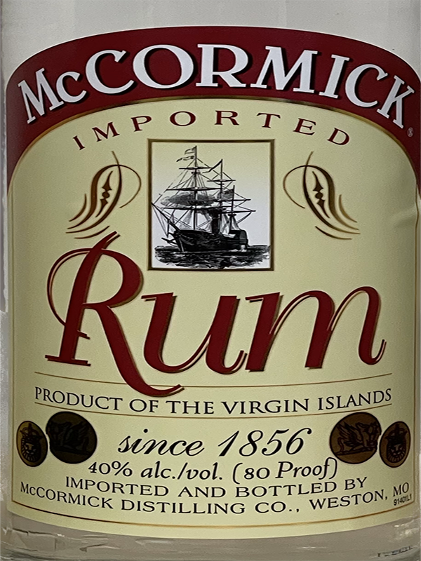 Mccormick; Rum.
