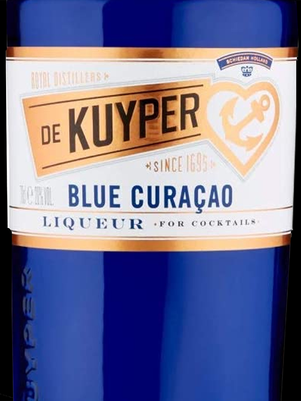 De Kuyper; Blue Curacao, Liqueur.
