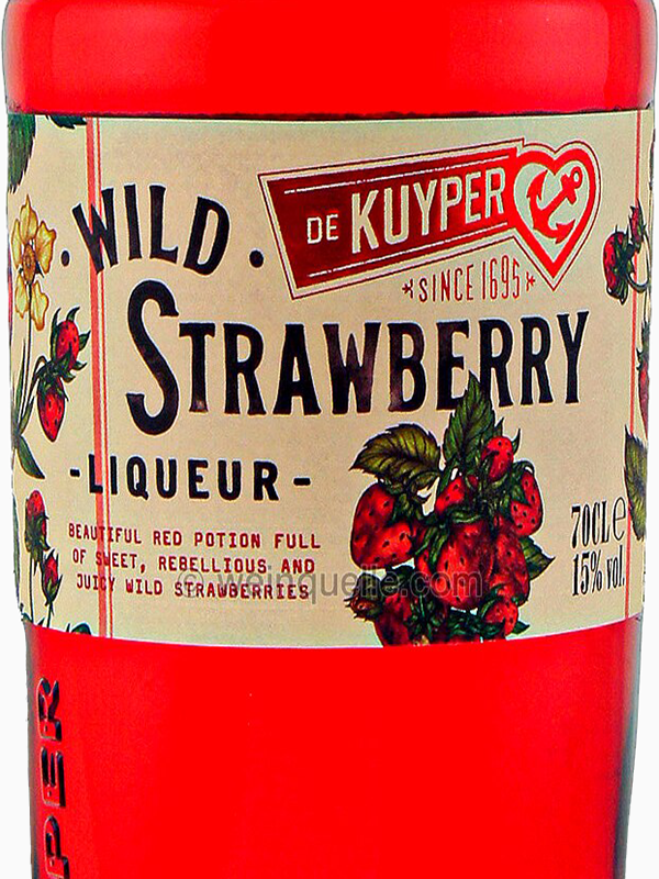 De Kuyper; Wild Strawberry, Liqueur.