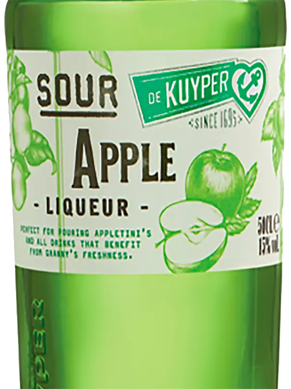 De Kuyper; Sour Apple Pucker, Liqueur.